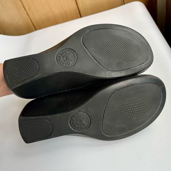 Mephisto Mobils Ergonomic Black Leather/Nubuck Fabienne Mary Jane Mules - 6.5/7 - Picture 5 of 12